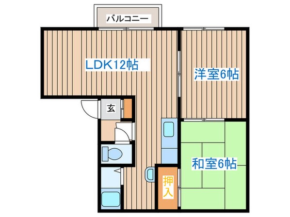 シャトリエ宮の沢の物件間取画像